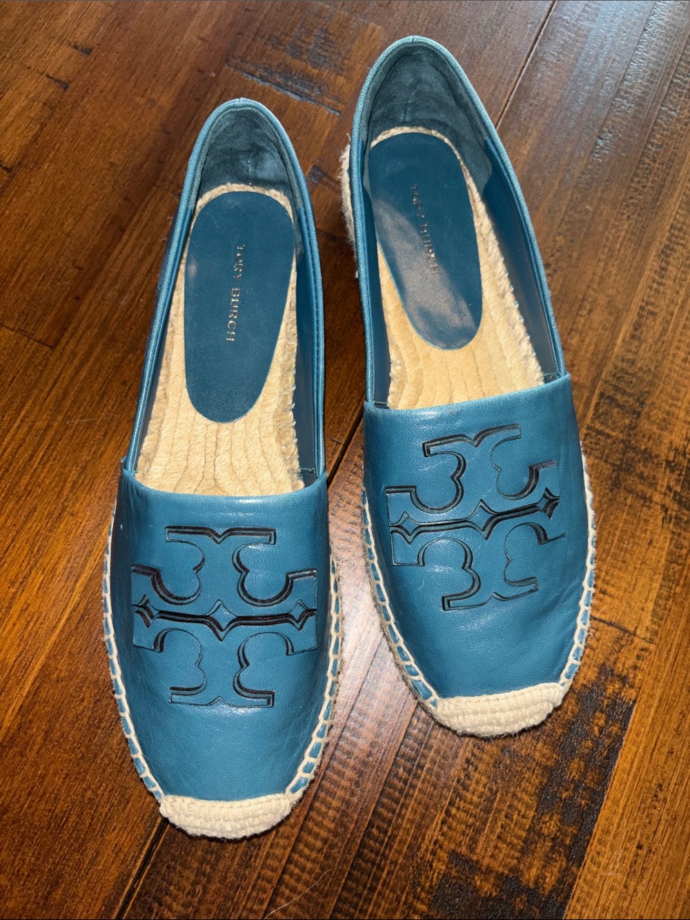 Tory Burch Blue Espadrilles